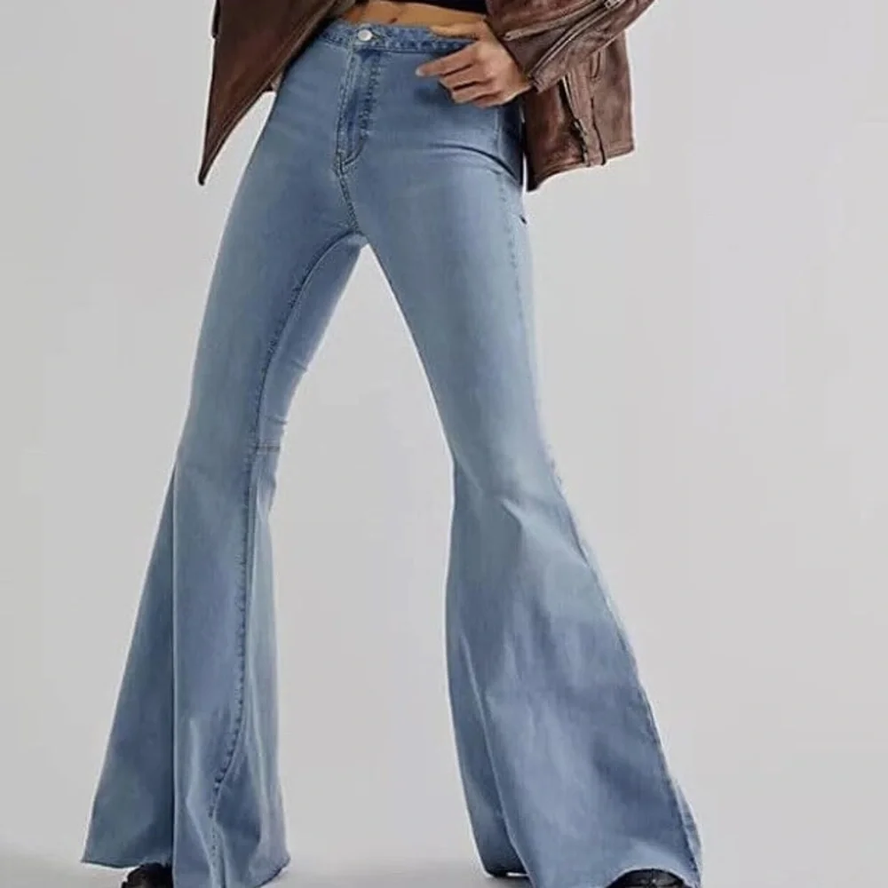Free People Just Float On Flare Jeans